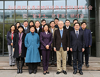 Representatives of member institutions under the Cross-Strait Green University Consortium pose for a group photo at Zhejiang University campus
